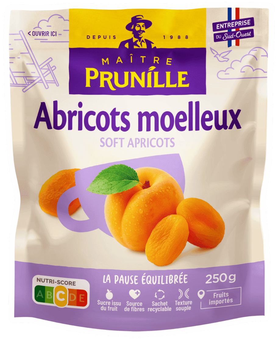 Soft apricots 500g I Maître Prunille