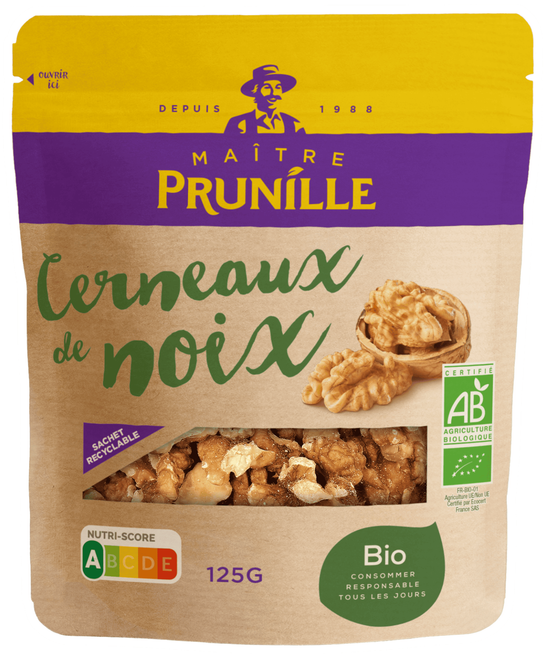 Cerneaux de noix bio