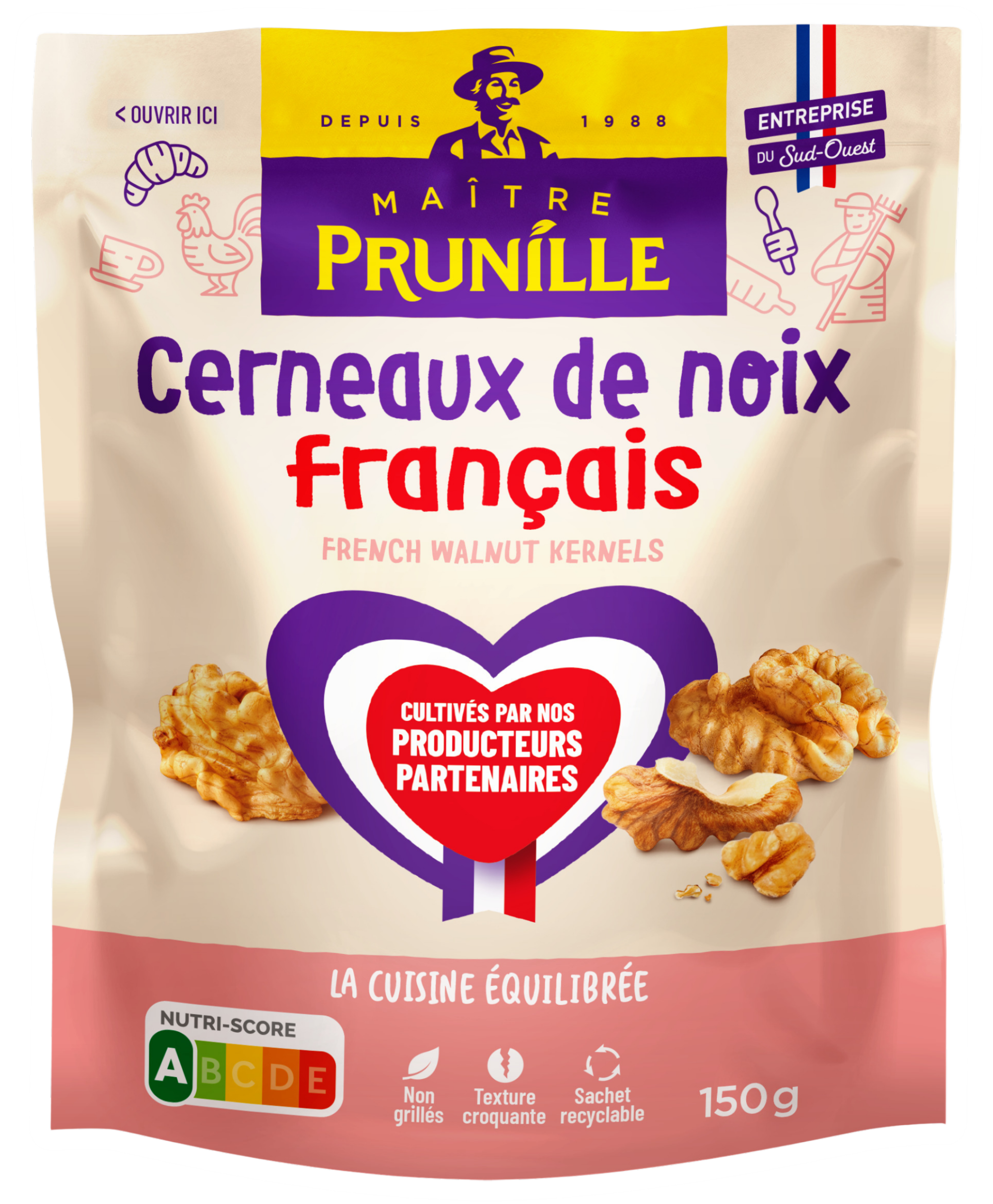 Cerneaux de noix français