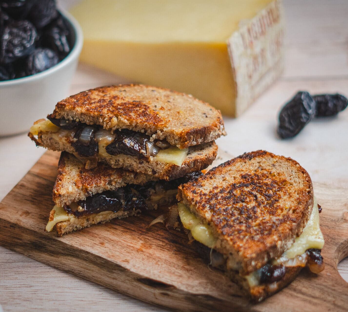 Croque monsieur sucré salé avec Maître Prunille