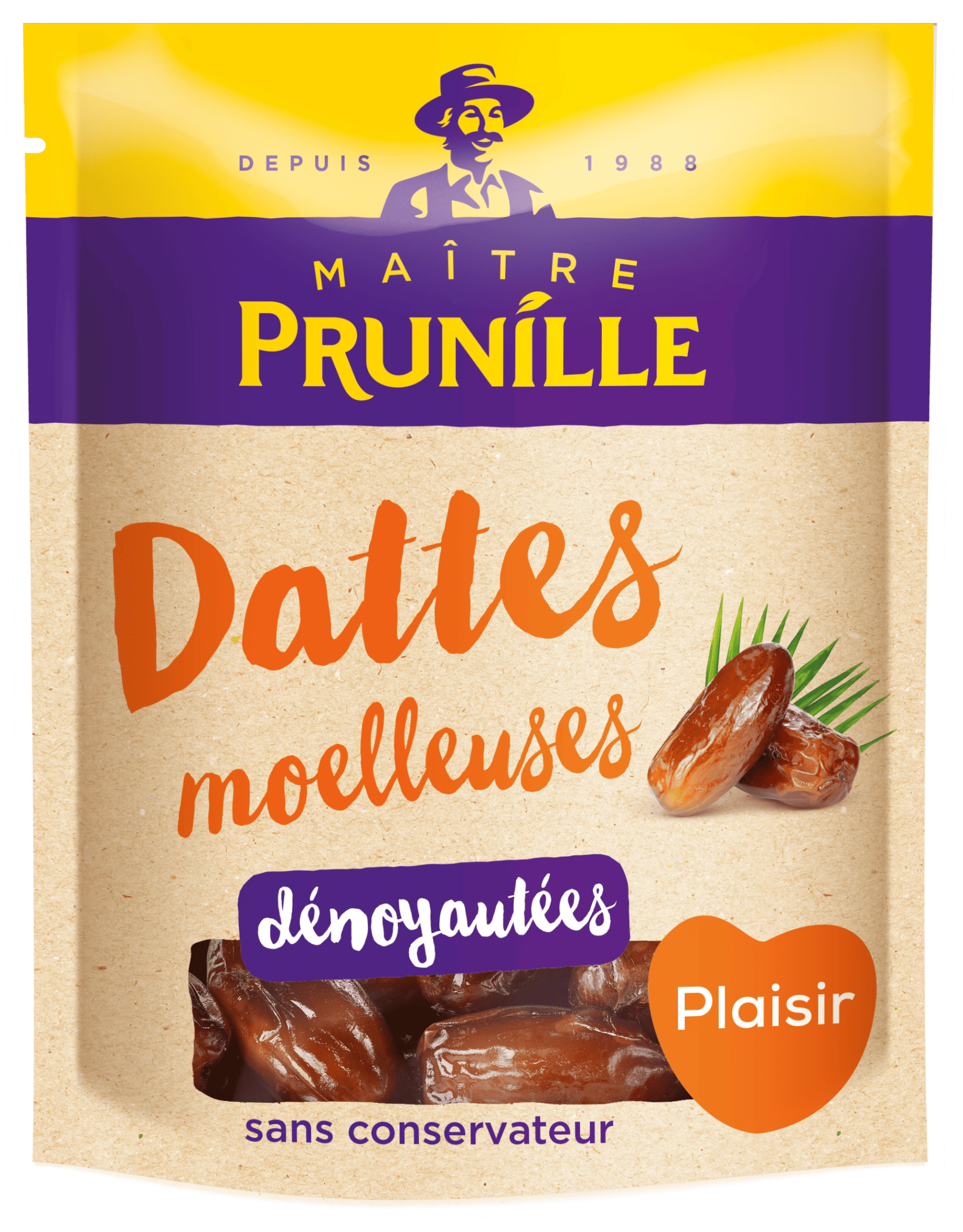 Dattes dénoyautées moelleuses