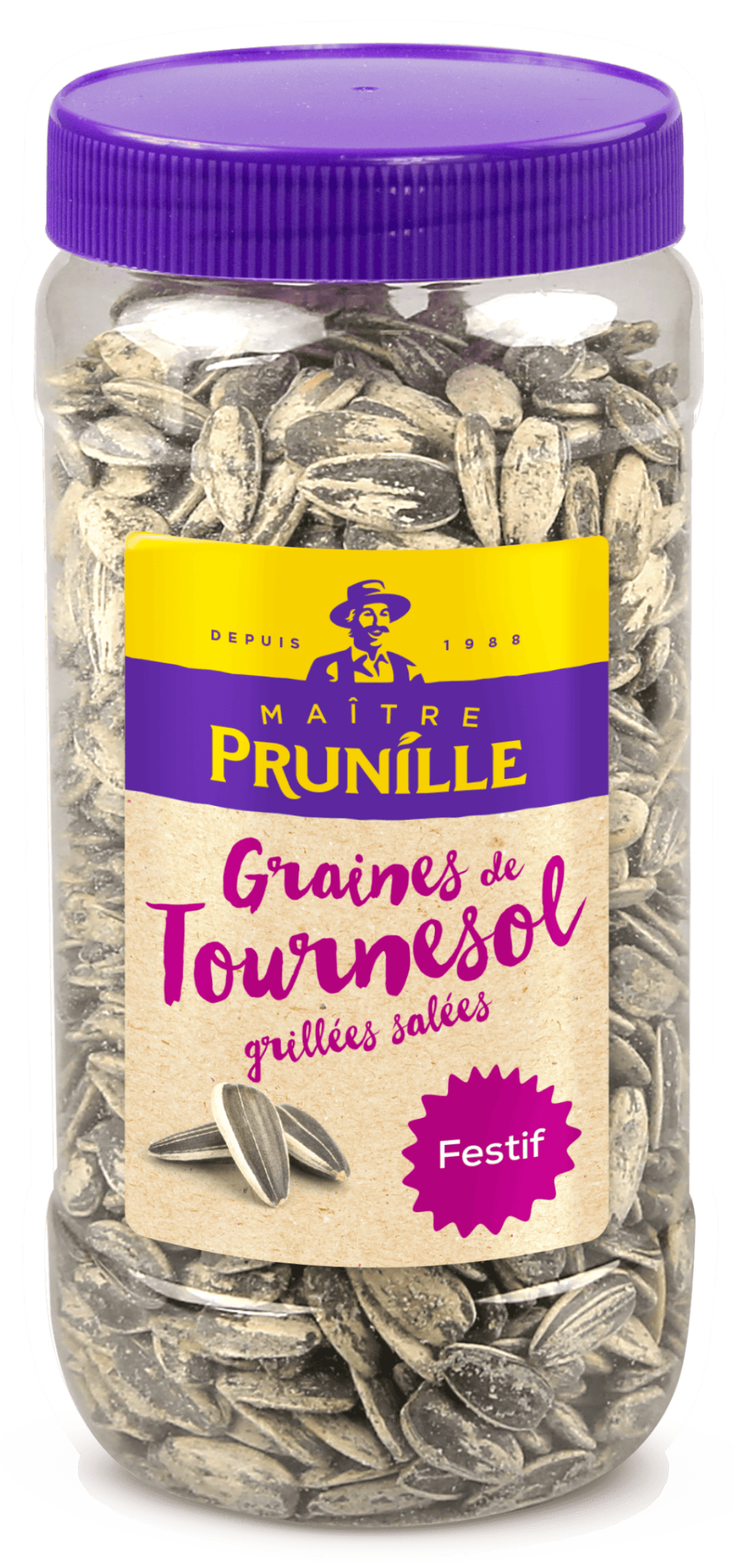 Graines de tournesol grillées salées