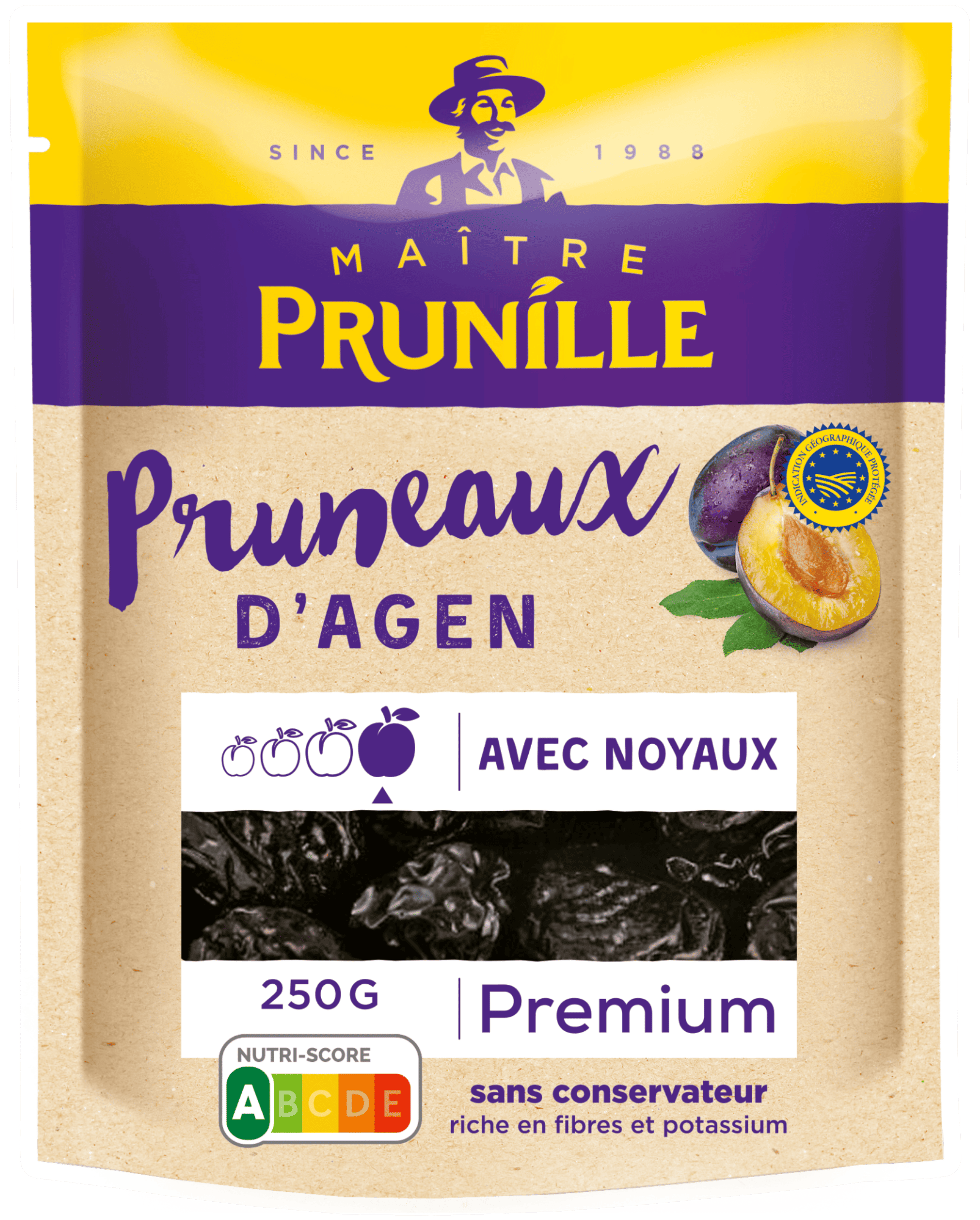 Pruneaux d'Agen avec noyaux