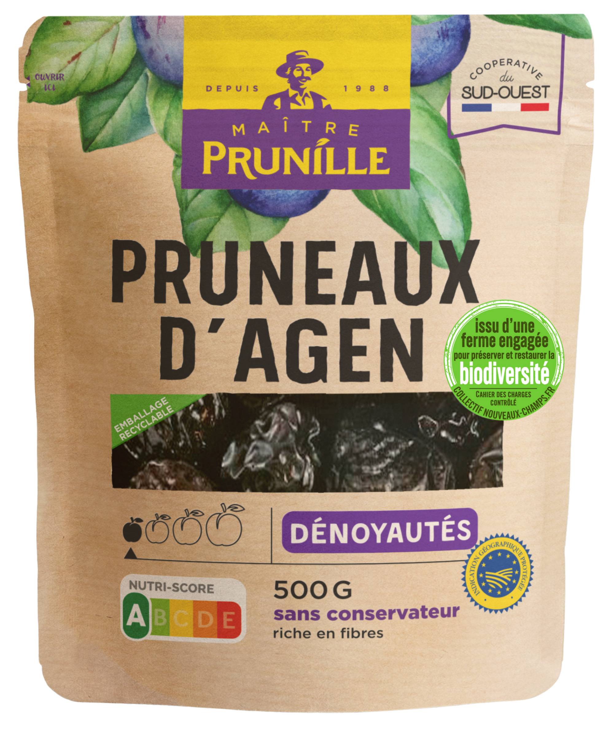 Pruneaux d'Agen dénoyautés Biodiversité