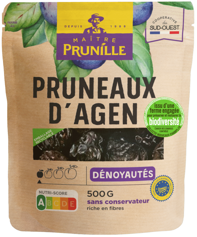 Pruneaux d’Agen dénoyautés Biodiversité 500g