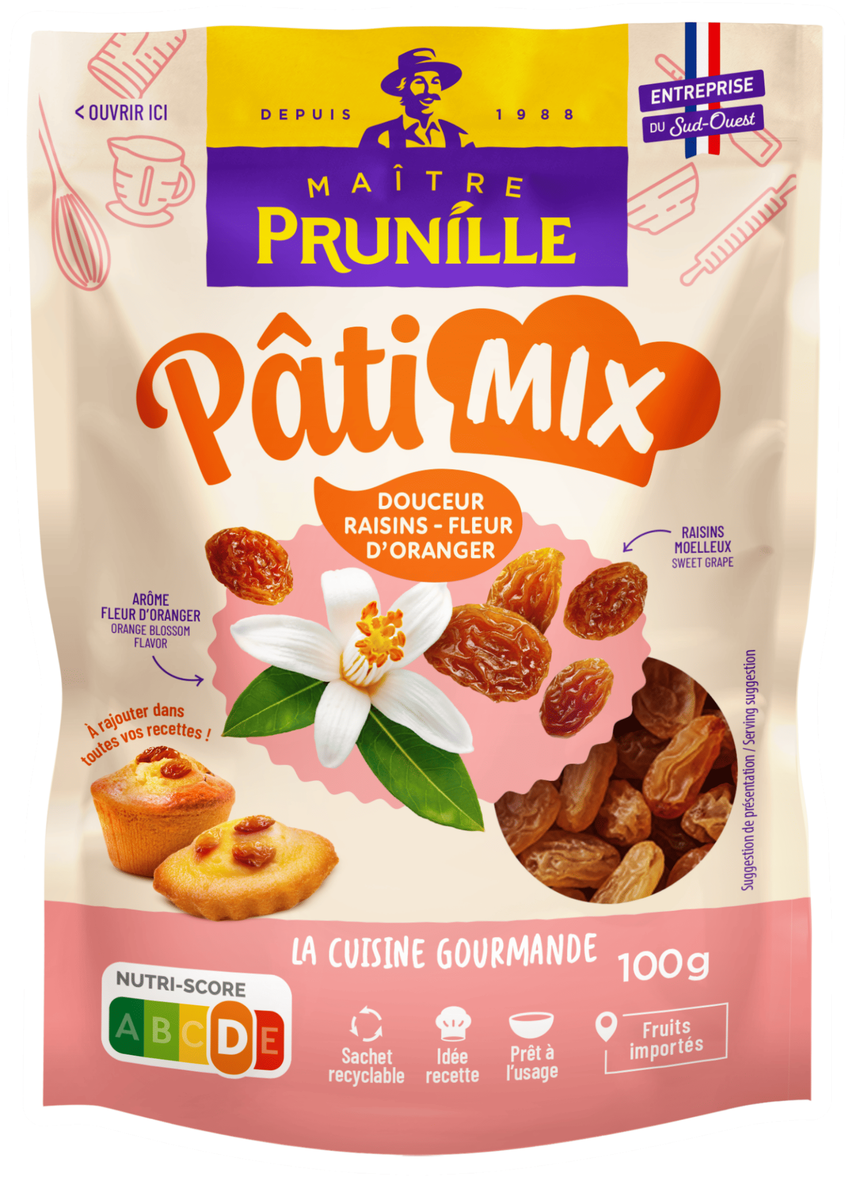 Pâtimix Douceur Fleur d'Oranger