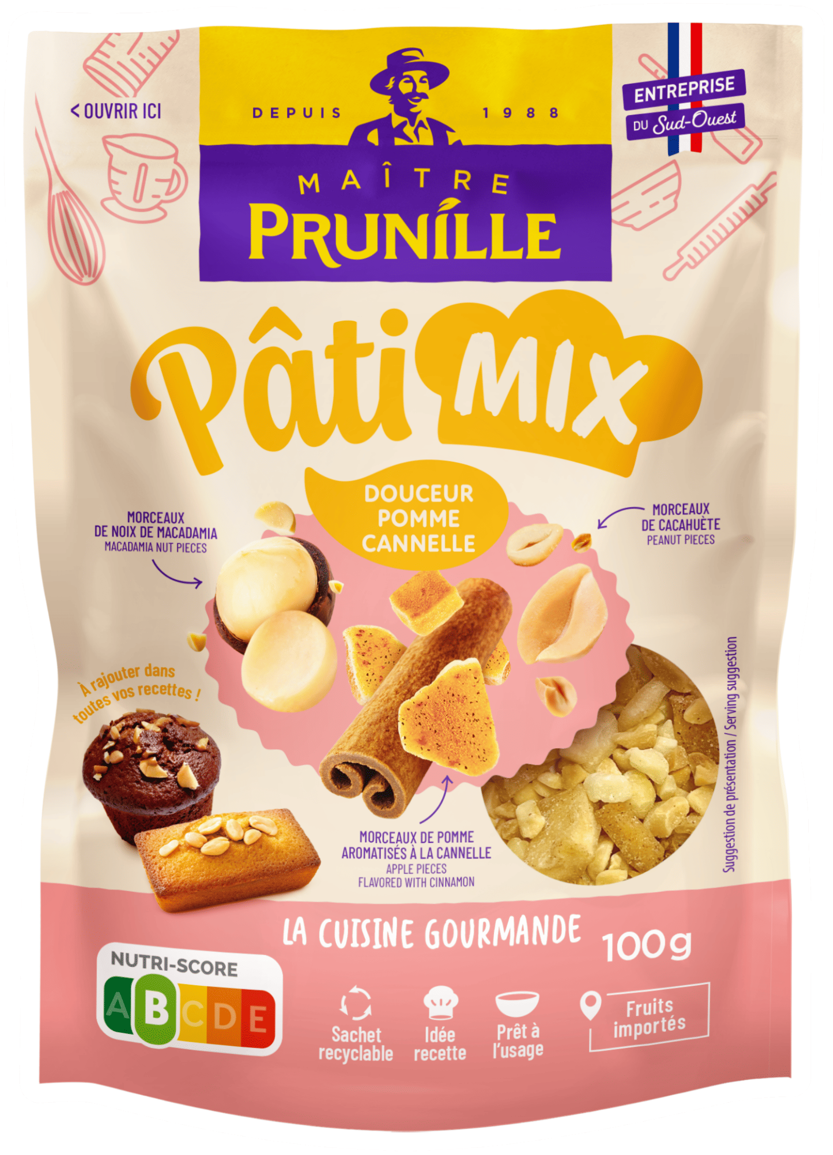 Pâtimix Douceur Pomme Cannelle