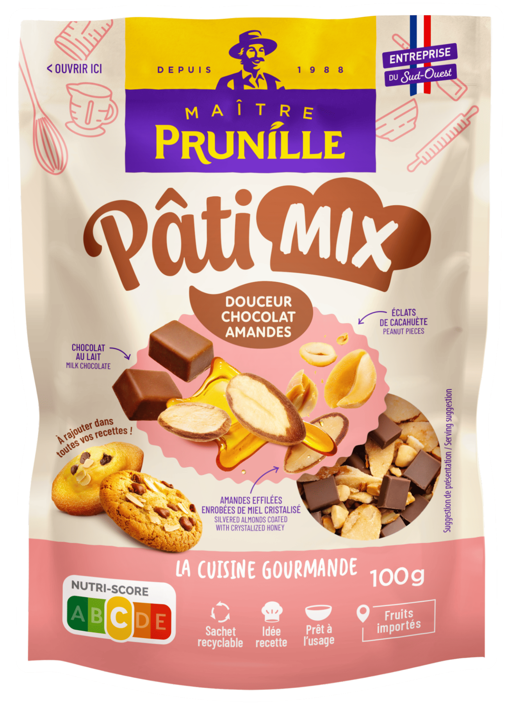 Pâtimix Douceur Choco Amande